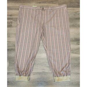 Houston White Plaid Jogger Pants Elastic Cuff 3XL Target‎ Black History